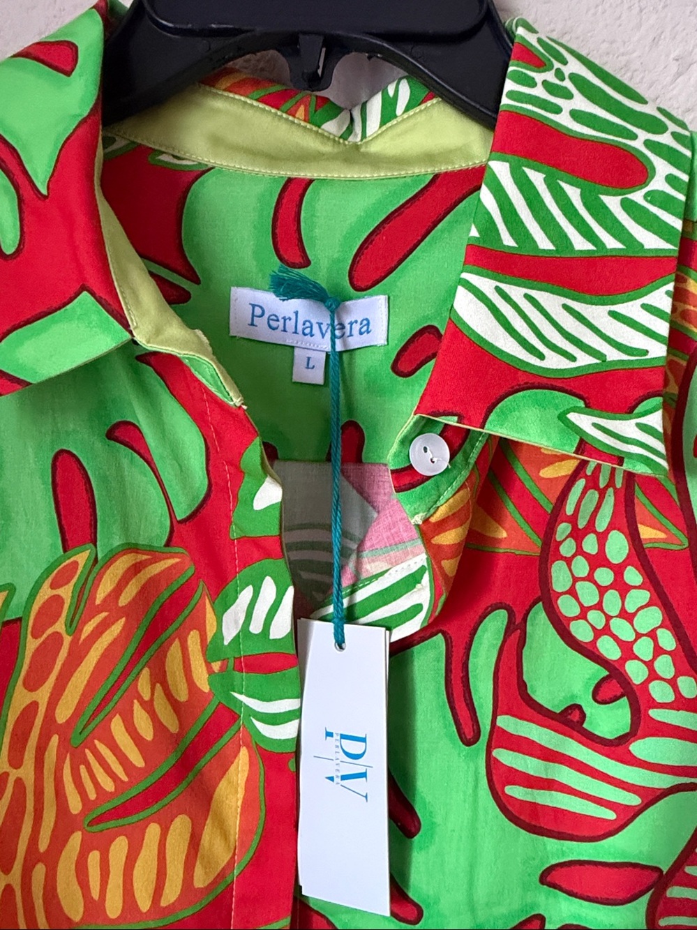 Perlavera 97% Cotton Dress. New w tags . Sustainable Brand. - Picture 3 of 9
